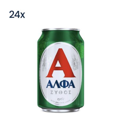 Picture of Alfa Beer Can 330ml (24 Pack)