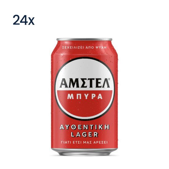 Picture of Amstel Beer Can 330ml (24 Pack)