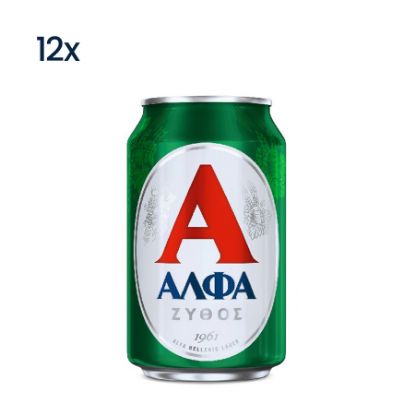 Picture of Alfa Beer Can 330ml (12 Pack)