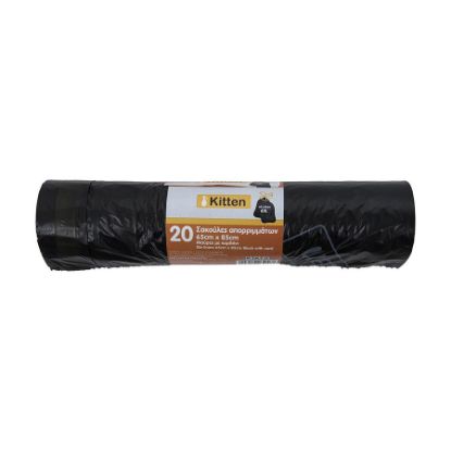 Picture of Kitten Medium Garbage Bags 20 Count 65x85cm