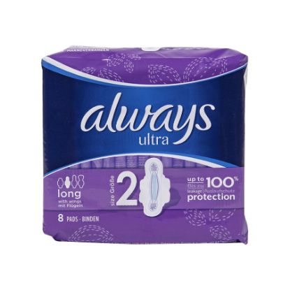 Picture of Always Ultra Long Night Pads 8 Count