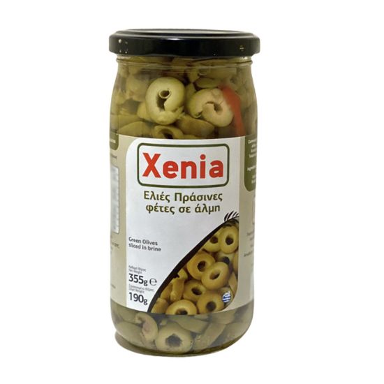 Picture of Xenia Greek Green Olives 355gr