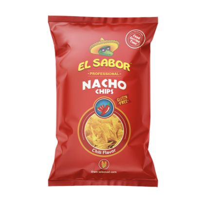 Picture of El Sabor Nacho Chips Chili Flavor 425gr