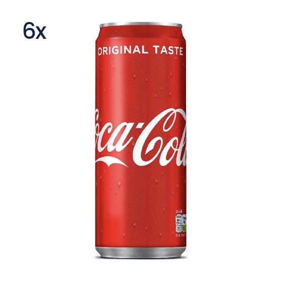 Picture of Coca Cola Coke Classic Can 330ml (6 Pack)