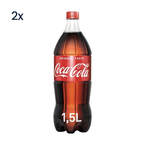 Picture of Coca Cola Coke Classic Bottle 1.5L (2 Pack)