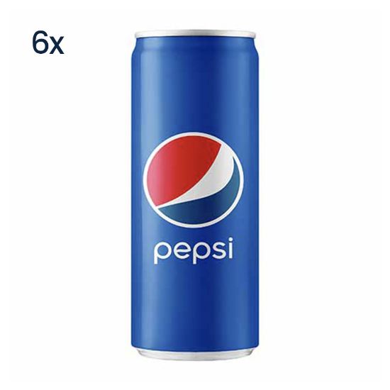 Picture of Pepsi Cola Can 330ml (6 Pack)
