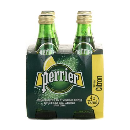 Picture of Perrier Sparkling Mineral Water Bottle 330ml (4 Pack)