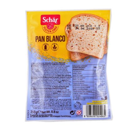 Picture of Schär Bread Pan Blanco Gluten Free/Lactose Free 250gr