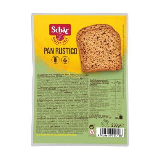 Picture of Schär Bread Pan Rustico Gluten Free/Lactose Free 250gr