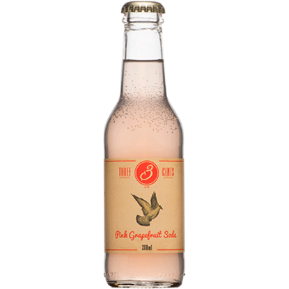 Picture of Three Cents Pink Grapefruit Soda 200ml