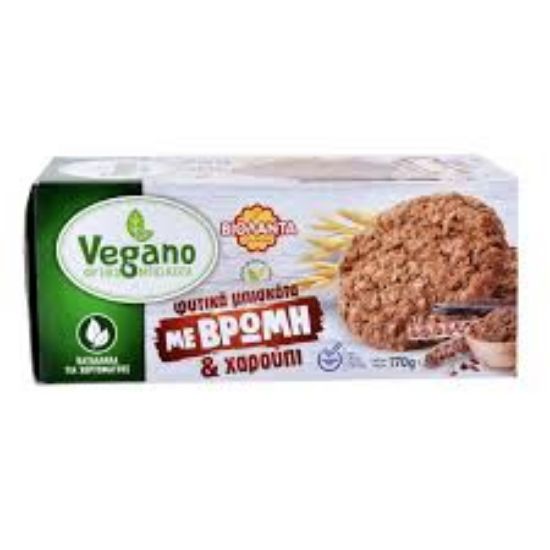 Picture of Vegan Biscuits with oats and carob (170g)