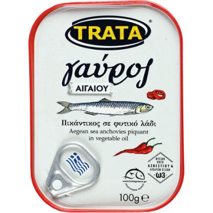Picture of Trata Anchovies Spicy Can 100gr