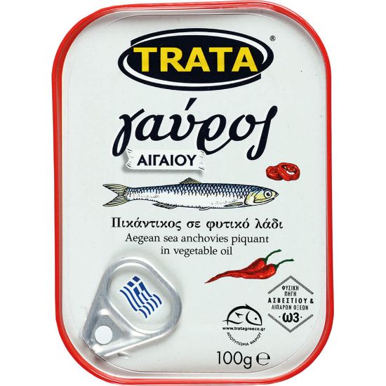Picture of Trata Anchovies Spicy Can 100gr