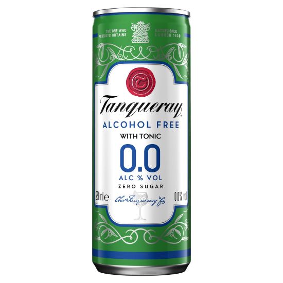 TANQUERAY Alcohol Free 0.0% drink with tonic 250ml