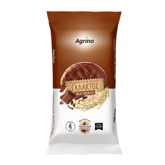 AGRINO rice crisps with milk chocolate (60g)