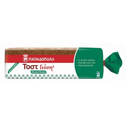 PAPADOPOULOU whole grain and rye flavor toast bread 700g